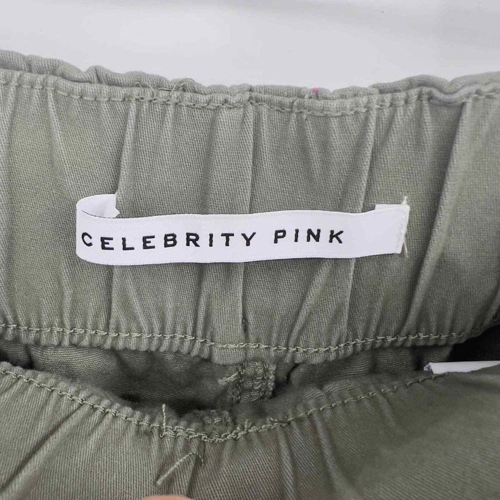 Celebrity Pink Trendy Plus Size Zip-Pocket Pull-On Pants Kale Green Size 3X NWT - Picture 5 of 7